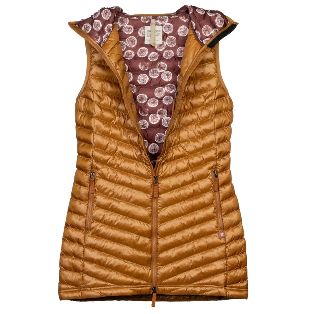 Women's Tan Quilted Vest